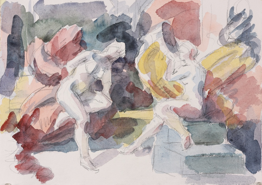 untitled; watercolor, 30 x 42 cm, 2019